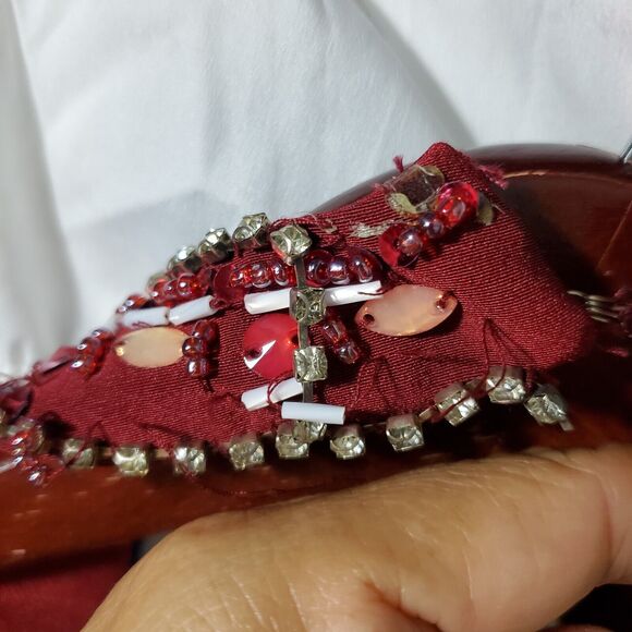 BICICI & COTY  Burgundy formal gown Size Large - Picture 5 of 13